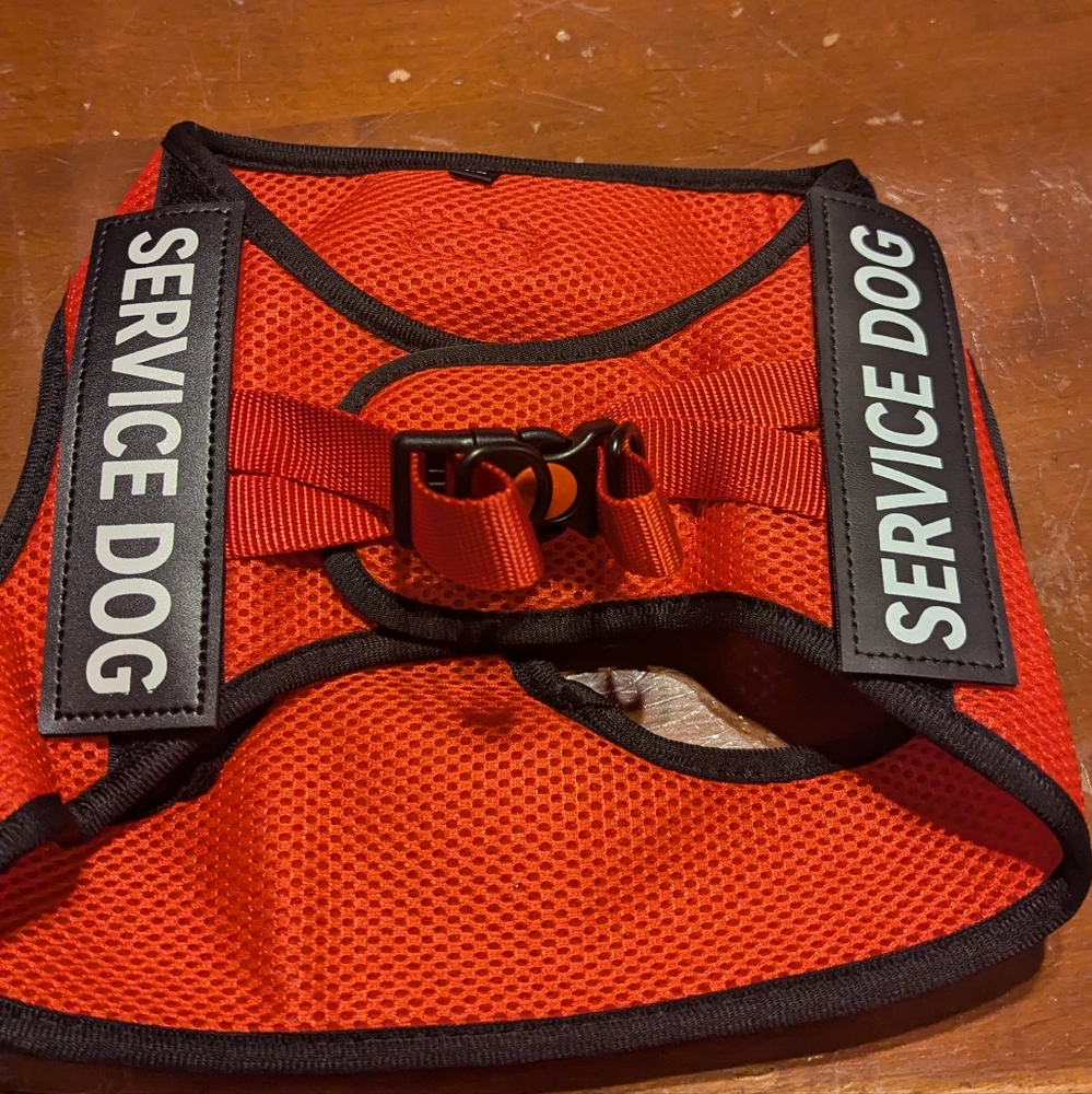 Service dog harness (XL -Red)